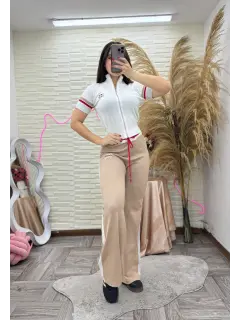 JM0262-702625 SET LARGO TEJIDO CON DETALLES BORDADOS