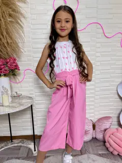 AF027-010273 ENTERIZO DE NIñA CON ESTAMPADO DE CORAZONES